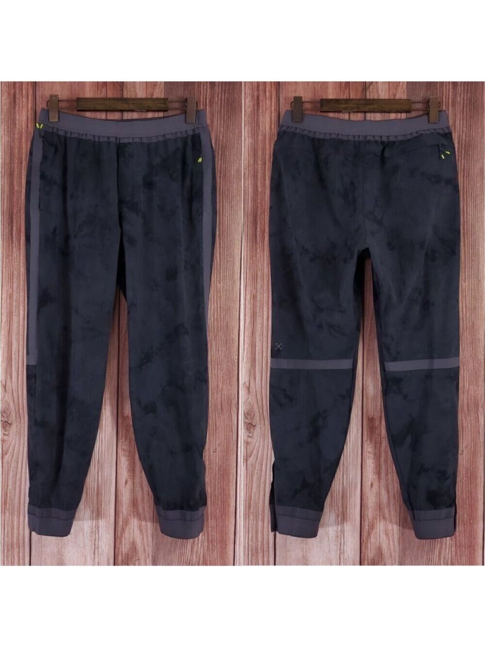 Lululemon x Robert Geller Mens Large Take the Moment Jogger Pants Gray Tie Dye